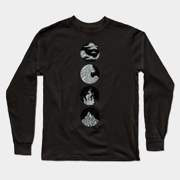 Element Of Earth Long Sleeve T-Shirt by SimplifyCrative